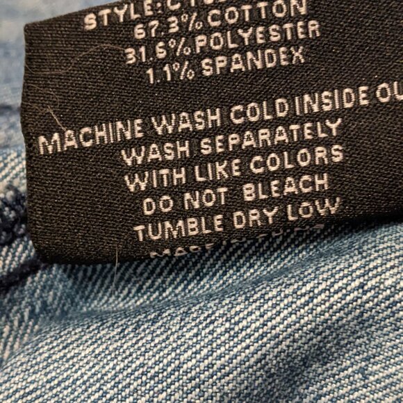 Chiole Denim Architect Cropped Jacket Girls Size M - Picture 5 of 7